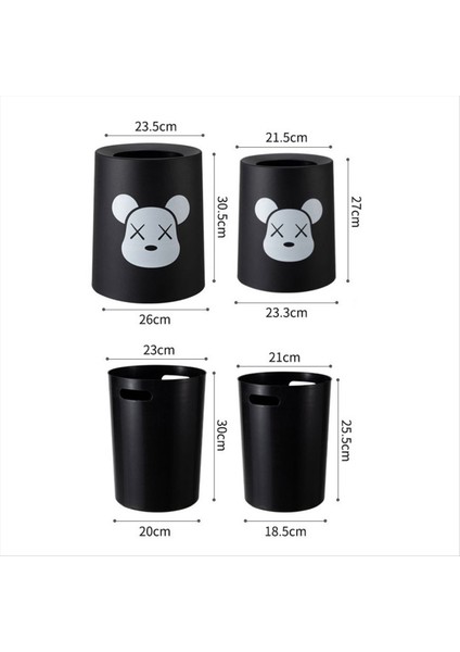 Çöp Kutu Yatak Odası Oturma Odası Atık Basleti Nordic Style Dayanıklı Banyo Çöpü Yaratıcı Geri Dönüşüm Kutusu Kağıt Sepeti A (Yurt Dışından) fırsatları