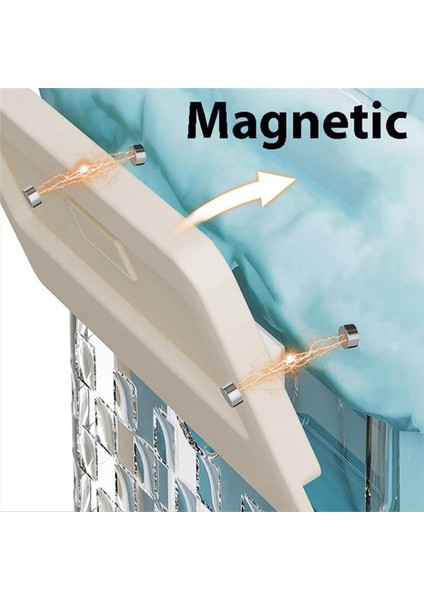 Mutfak Duvara Monte Çöp Kutu Katlanabilir Ev Li Çöp Kutusu Kabine Asılı Çöp Kutusu, Sütlü Beyaz (Yurt Dışından)