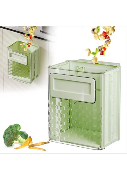 Mutfak Duvara Monte Çöp Kutu Katlanabilir Ev Li Çöp Kutusu Kabine Asılı Çöp Kutusu, Sütlü Beyaz (Yurt Dışından) fiyatları