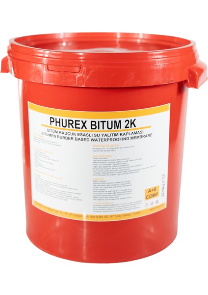 Çift Komponentli Bitüm Kauçuk Su Yalıtım Malzemesi