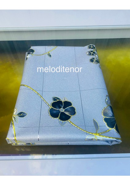 Iplik Dokuma Astarlı Sedefli Parlak Simli Yanardönerli Dökümlü Lüks Pvc Muşamba Masa Örtüsü indirimleri