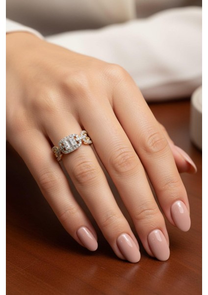 Çelik Baget Taşlı Ayarlanabilir Yüzük Ayrlnblr-Tslı-Yzk-03-Gld fiyatları