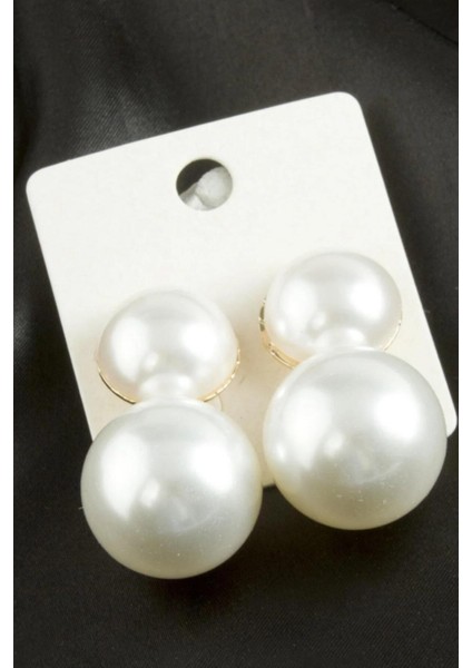 Lüks Görünümlü Çift Inci Tasarım Küpe 04-Xpng-Kp modelleri