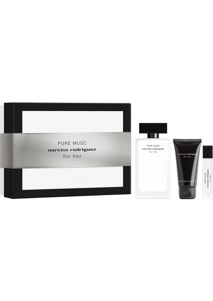 For Her Pure Musc - Eau De Parfum Set 100 ml + 50 ml + 10 ml