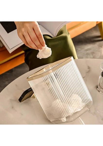 Mini Masaüstü Küçük Çöp Kutusu Cep Telefonu Tutucu Yatak Odası Banyo Temiz Çalışma Alanı Atık Sepeti Çöp Kutusu, Beyaz (Yurt Dışından) indirimleri