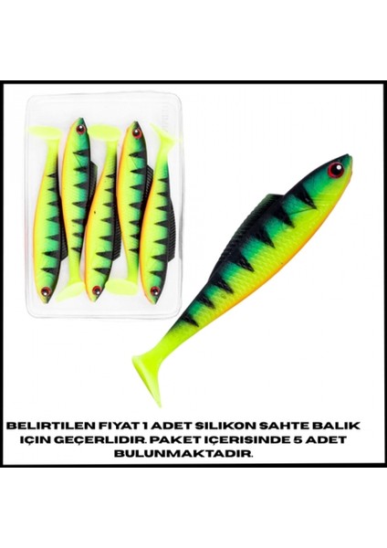 Uyguna-Yakala 4,5g 85MM -Silikon Sahte Balık - Uv Boyalı -1033-13