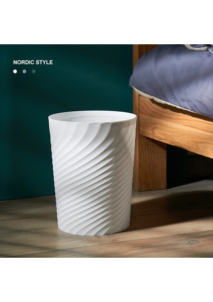 Plastik Küçük Çöp, Atık Sepeti, Banyolar, Mutfaklar, Ofisler, Yurtlar Için Çöp Konteyner Sepeti Olabilir (Beyaz) (Yurt Dışından) indirimleri