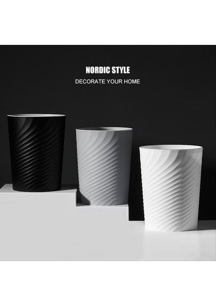 Plastik Küçük Çöp Çıkarılabilir, Banyolar, Mutfaklar, Ofisler, Yurtlar, (Siyah) Için Çöp Konteyner Sepeti (Yurt Dışından) fiyatları