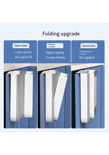 Mutfak Kompost Bin, Kapak, Dolap/banyo/rv/yatak Odası/kamp ile Katlanabilir Asılı Tezgah Çöp Kutusu (Yurt Dışından) fırsatları