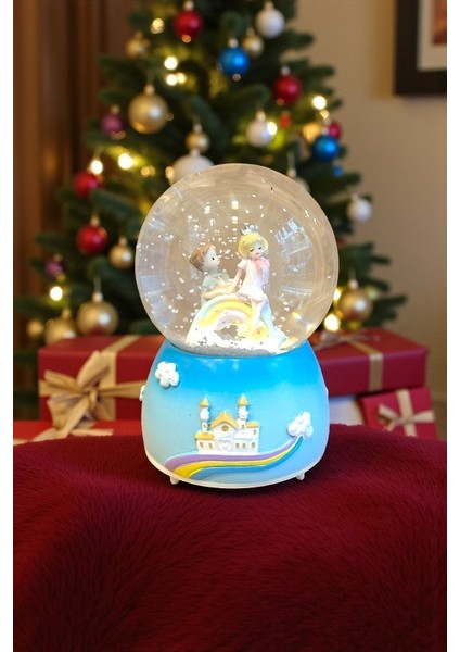 Sevgiliye Masalsı Hediye – Işıklı ve Müzikli Romantik Kar Küresi fırsatları