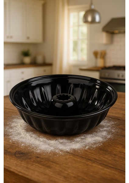 Yuvarlak Emaye Kek Kalıbı 28 cm Fırın Pasta Tart Ekmek Kalıbı modelleri
