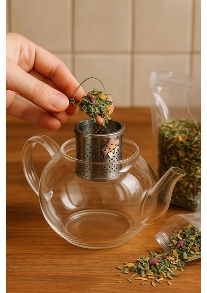 Paslanmaz Çelik Kapaklı Çay Süzgeci 8 cm fiyatları