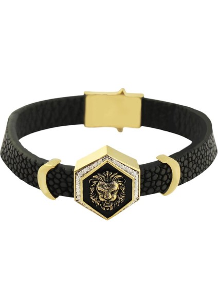 14 Ayar Altın Erkek Bileklik - 0182129 modelleri