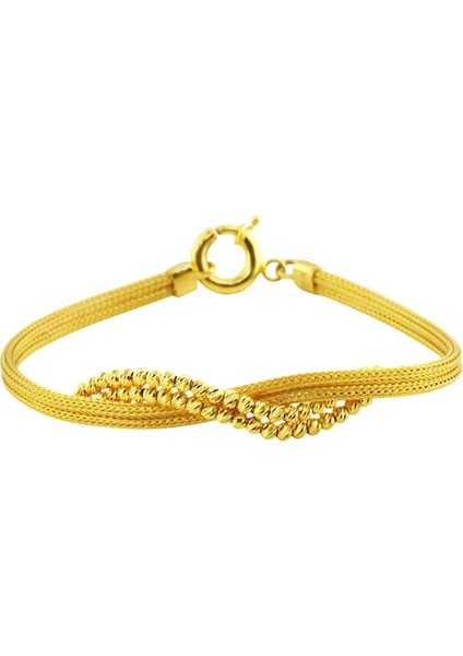 22 Ayar Altın Tasarım Bileklik - F003544 modelleri
