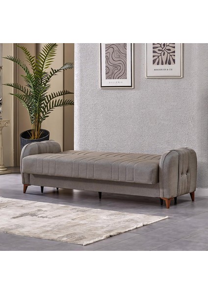 Serra 3 Kişilik Bazalı Kanepe Çekyat Koltuk Kahve fırsatları