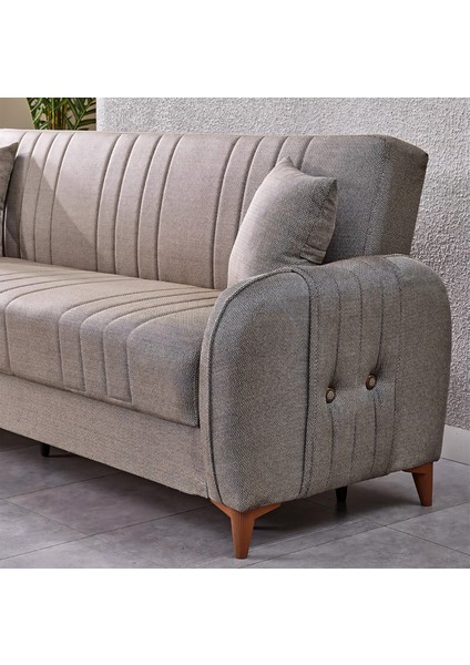 Serra 3 Kişilik Bazalı Kanepe Çekyat Koltuk Kahve indirimleri