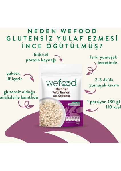 İnce Öğütülmüş Glutensiz Yulaf Ezmesi 300 gr 3'lü fiyatları