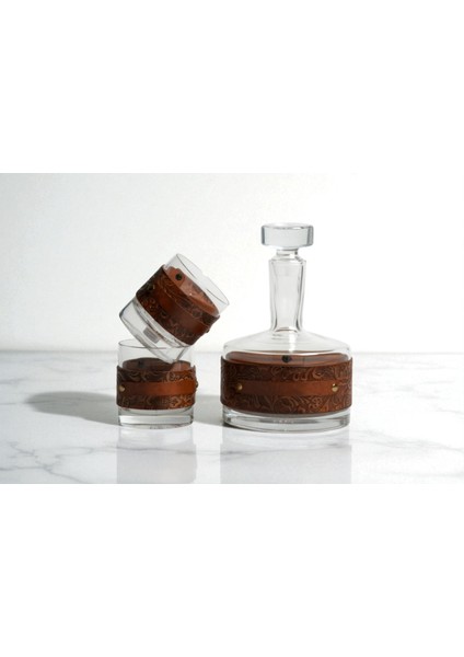 Premium Zenith Hakiki Deri Karaf & Bardak Kılıfı fiyatları