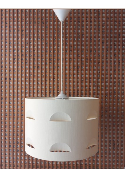 Krem Motifli 2.li Set M-768 Kumaş Kaplama Yatak Odası Genç ve Çocuk Odası Avize ve Abajur Takımı fiyatları