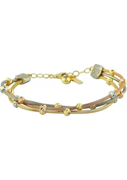 14 Ayar Altın Dorika Bileklik - F004582