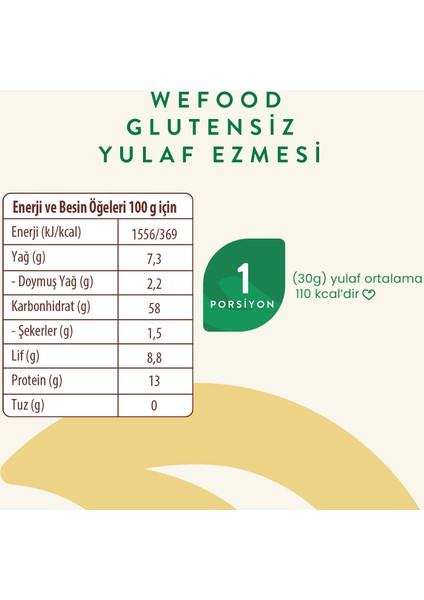 Glutensiz Yulaf Ezmesi 300 gr 8681749104567 fiyatları