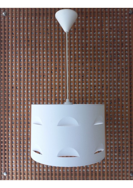 Beyaz Motifli 2.li Set M-769 Kumaş Kaplama Yatak Odası Genç ve Çocuk Odası Avize ve Abajur Takımı fiyatları