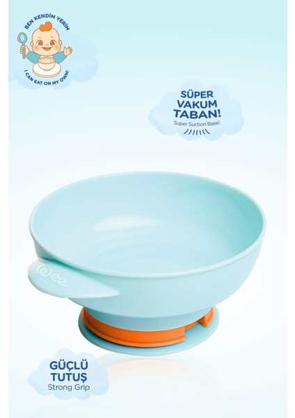 Süper Vakumlu Tabak ve 2'li Mama Kaşığı modelleri