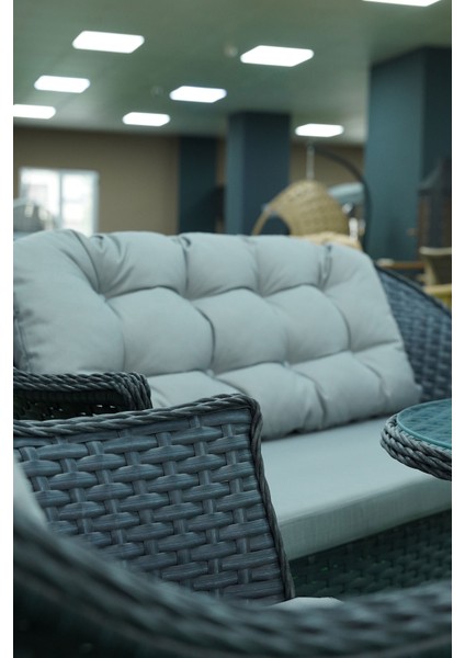 Mihenk Rattan 4 Kişilik Oturma Grubu 2+1+1 + Orta Sehpa fırsatları