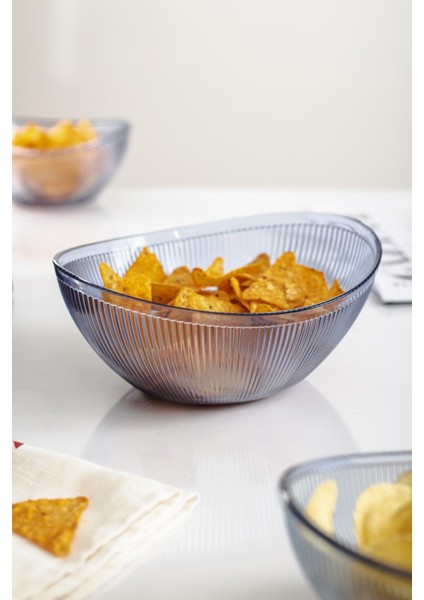 Akrilik Barok Lacivert Orta Boy Oval Meyve & Salata Kasesi & Karıştırma Kabı / 1,6 Lt (Cam Değildir) fırsatları