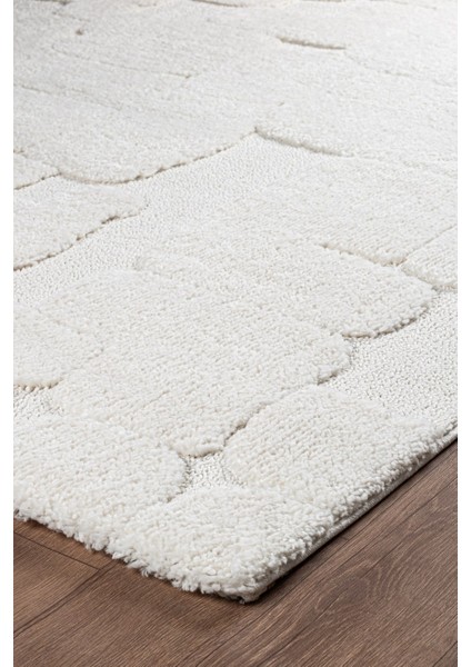 Norway Vl Bukleli Premium Yumuşak Peluş Post Iskandinav Oturma Odası Salon Halısı