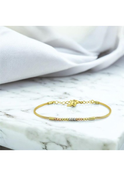 14 Ayar Altın Dorika Bileklik - F004575 fiyatları