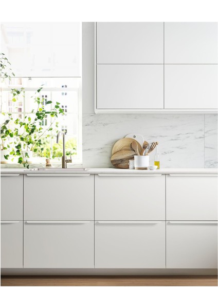 Çekmeceli Alt Dolap, Veddınge Beyaz, 80X37 Cm, 4 Çekmeceli ve 4 Ön Panelli modelleri