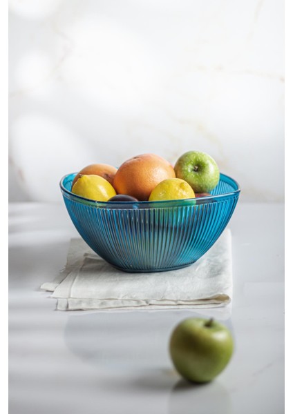 Akrilik Barok Aquamarin Büyük Kare Meyve & Salata Kasesi & Karıştırma Kabı / 3,3 Lt (Cam Değildir) fırsatları