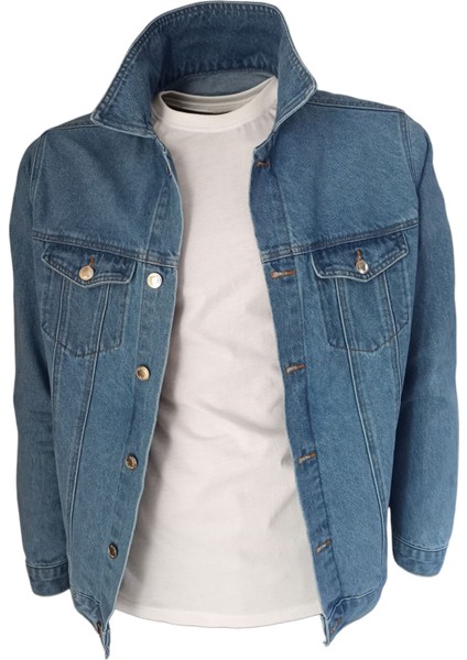 Erkek Kot Ceket / Açık Mavi