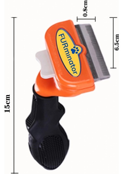 Uzun Tüylü Köpekler Için Kolay Tarama Fırçası Temizlenebilir Çelik Tarak Tüy Toplayıcı Medium modelleri