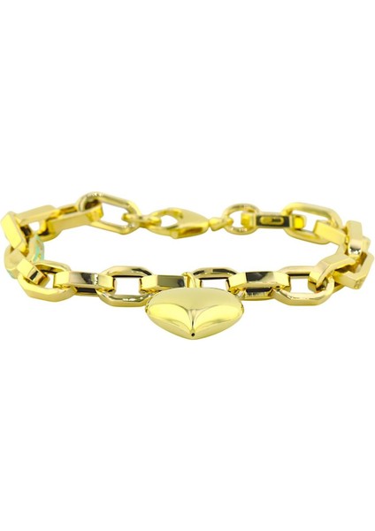 14 Ayar Altın Kalpli Bileklik - 0195482 modelleri