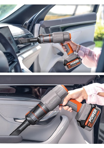 Ahv-21 20.000PA Şarjlı Araç Süpürgesi ve Hava Üfleyici - Çift Bataryalı Profesyonel Set modelleri