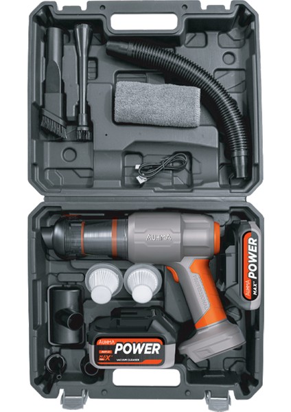 Ahv-21 20.000PA Şarjlı Araç Süpürgesi ve Hava Üfleyici - Çift Bataryalı Profesyonel Set indirimleri
