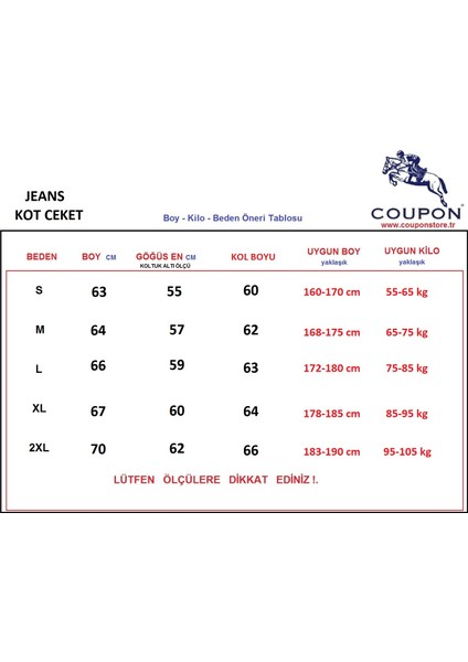 Erkek Kot Ceket / Açık Mavi indirimleri