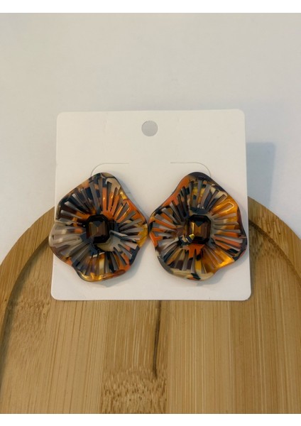 Desenli Statement Küpe