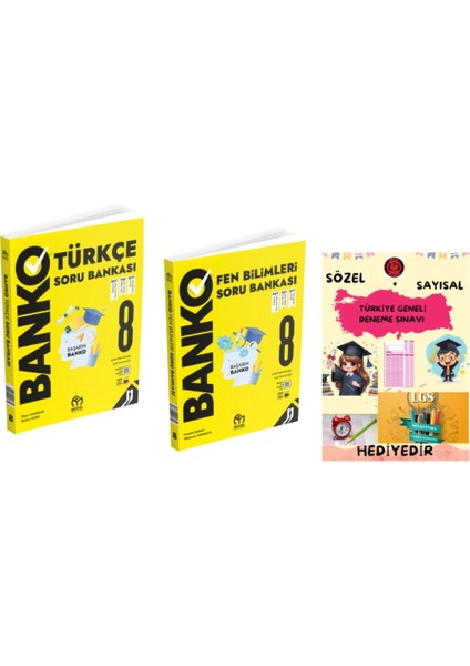Model Eğitim Yayınları 8. Sınıf Banko Türkçe Fen Bilimleri Soru Bankası