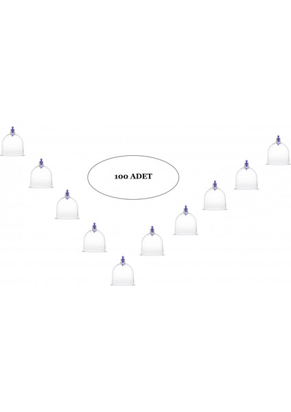 Hacamat Kupası - 6 Numara (100 Tane)