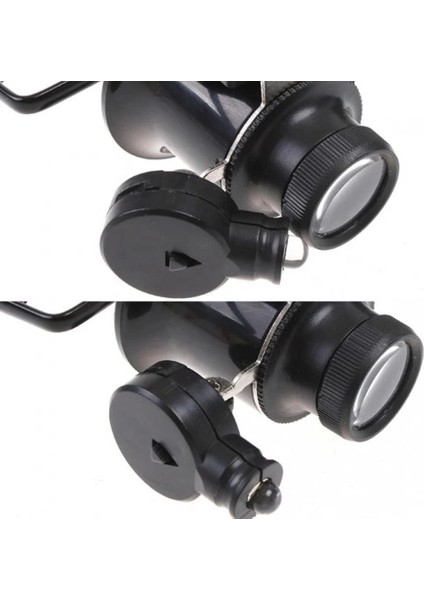 Gözlük Çıft LED Aydınlatma ,saat Onarımı Için Harika Büyüteç indirimleri