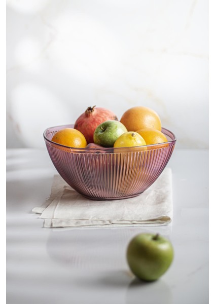 Akrilik Barok Mürdüm Büyük Kare Meyve & Salata Kasesi & Karıştırma Kabı / 3,3 Lt (Cam Değildir) fırsatları