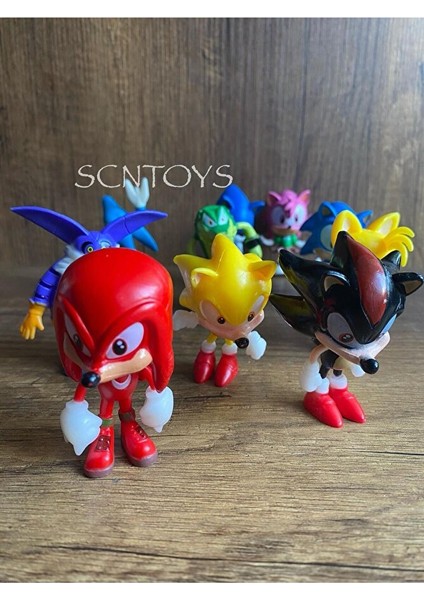 Sonic Figür 10'lu Sonic Kirpi Hedgehog Sonıc Power Aksiyon Figürleri 10'lu Set Kırılmaz Silikon fırsatları