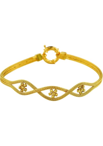 14 Ayar Altın Dorika Bileklik - 0199519