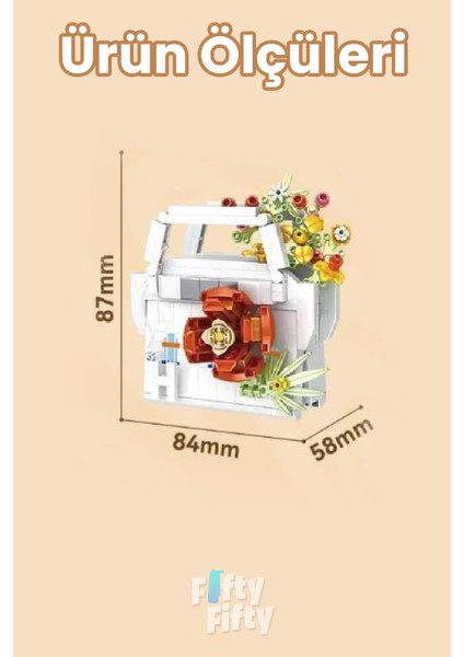 Panlos Boutıque Serisi Beyaz Çanta Figürü 497 Parça Oyuncak Yapım Seti -FFP1079 fiyatları