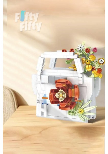 Panlos Boutıque Serisi Beyaz Çanta Figürü 497 Parça Oyuncak Yapım Seti -FFP1079 modelleri