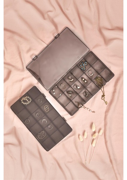 18 Bölmeli Takı Kutusu & Çok Amaçlı Kutu & Organizer fiyatları