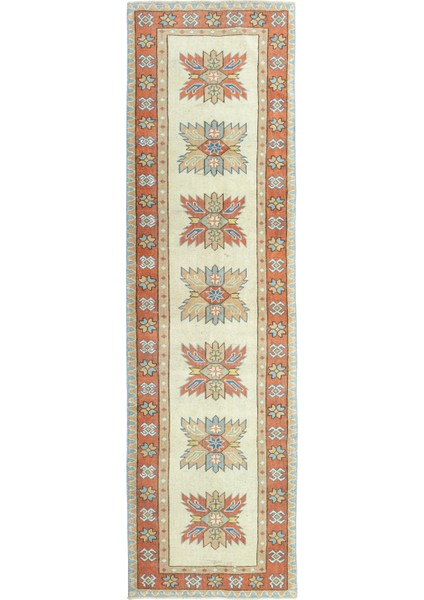 Inay Renkli El Dokuma Yün Yolluk 83X296 cm